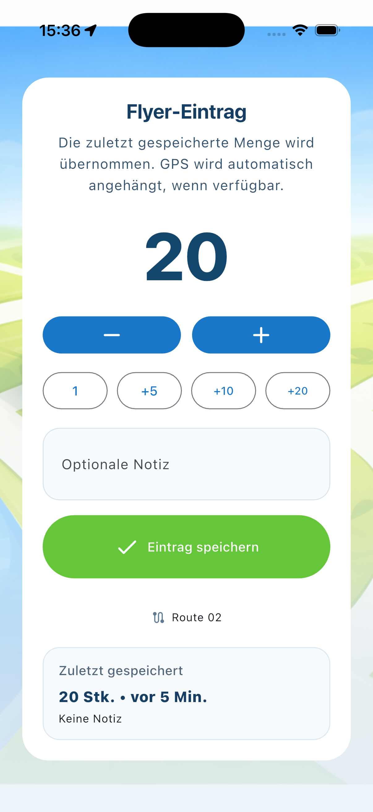 Überblick über die Verteilrunde