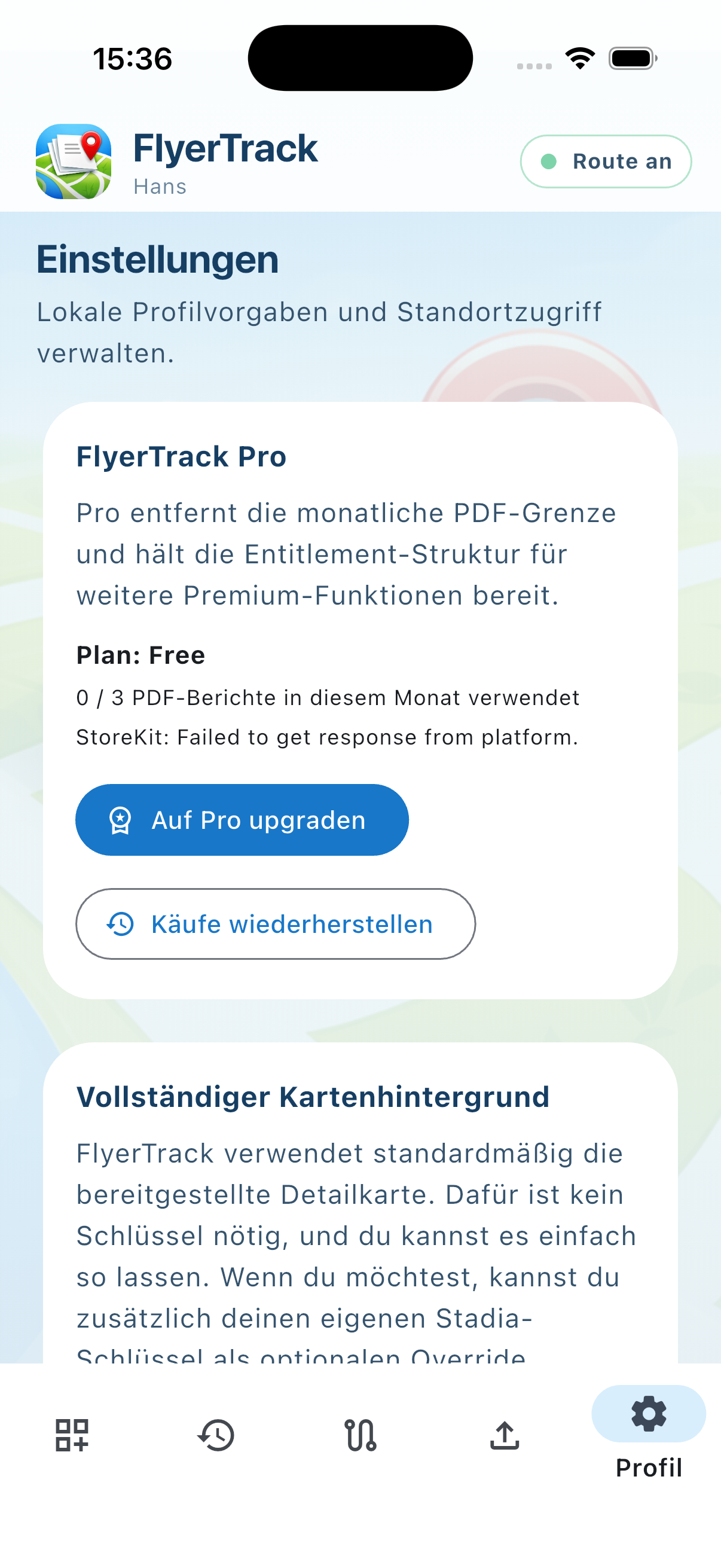 Historie und Bearbeitung