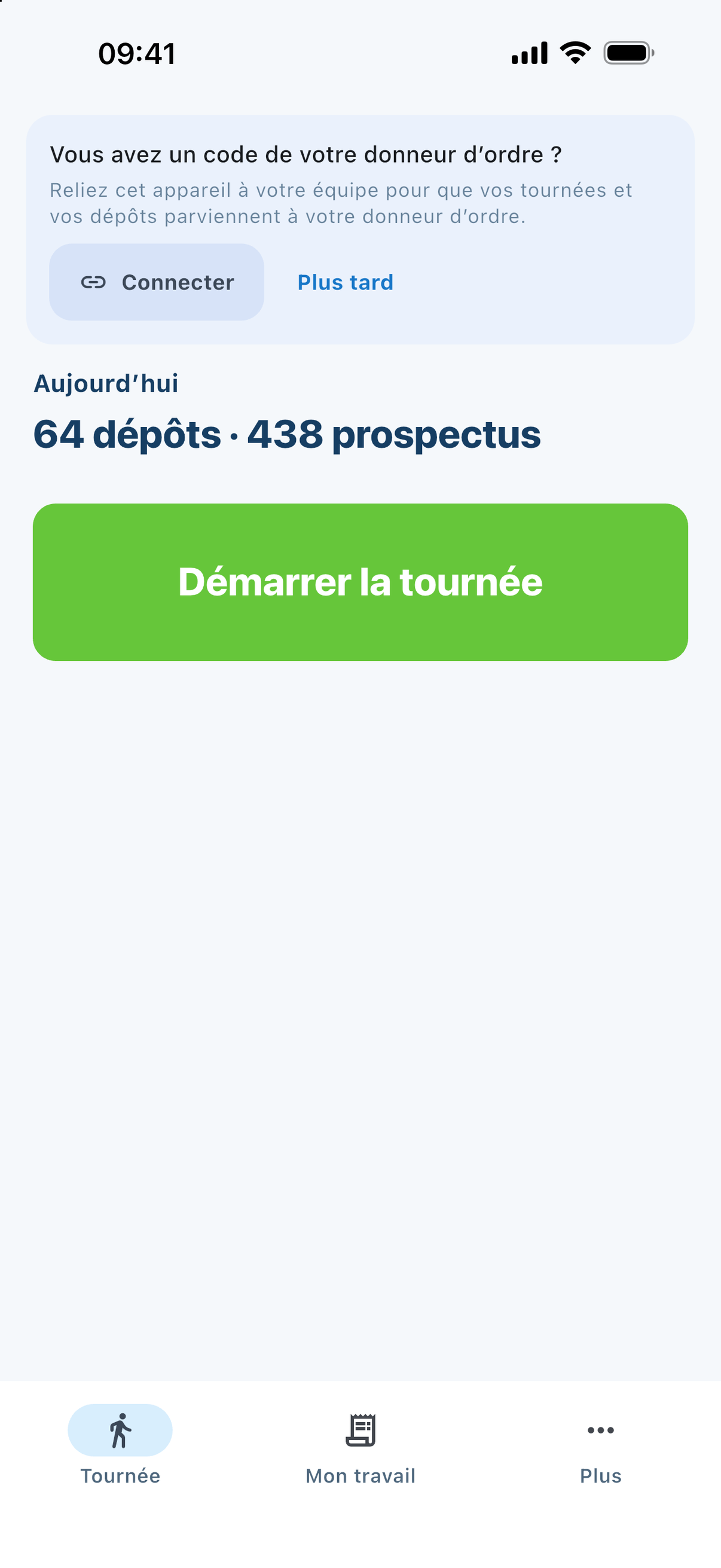 Démarrer en un geste