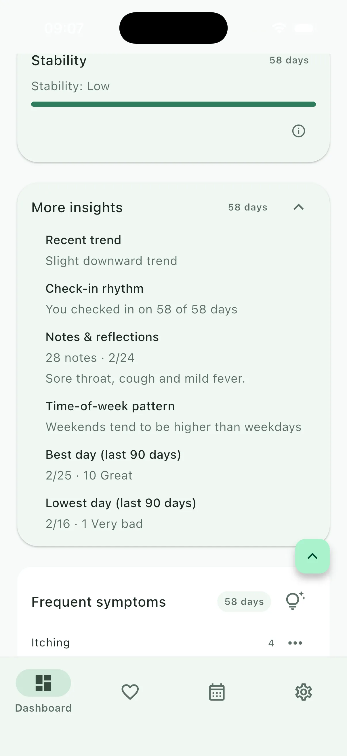 Stabiliteit en inzichten