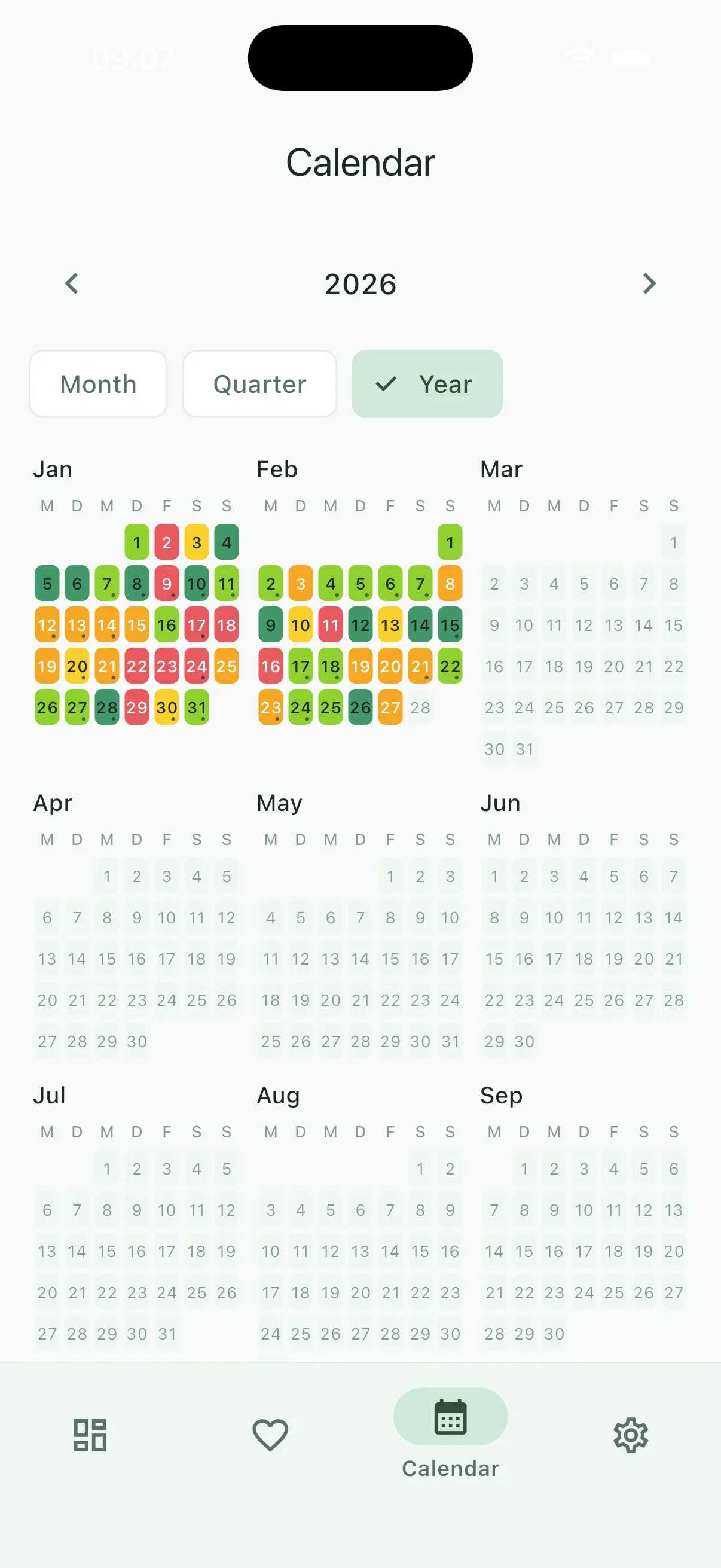 Kalendergeschiedenis