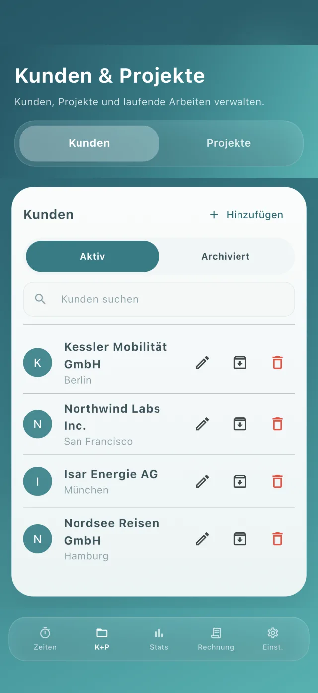 Kunden & Projekte
